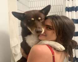 Nieves is an avid dog lover.